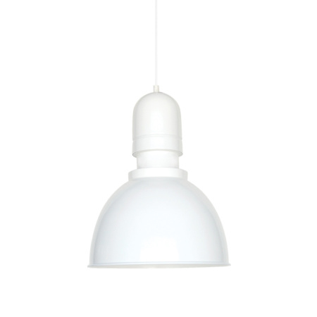 Κρεμαστό φωτιστικό καμπάνα λευκή