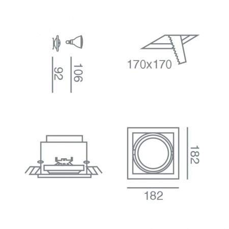 akriphos-4121-standard-fotistika-orofis-lamp-xoneuta-downlights-recessed-fota-xondriki-akriphos-sx