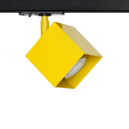 Κίτρινο σποτ τετράγωνο πρωτότυπο σχήμα