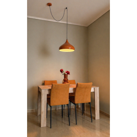 Φωτισμός τραπεζαρίας με κρεμαστό φωτιστικό Terracotta
