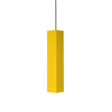 Κρεμαστό φωτιστικό τετράγωνο κίτρινο