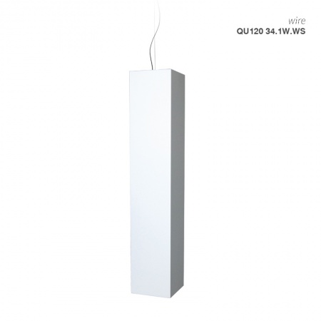 Κρεμαστό φωτιστικό μοντέρνο τετράγωνο λευκο